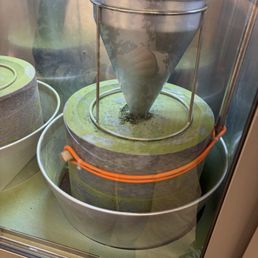 Mills that turn the leaves into the finest matcha powder