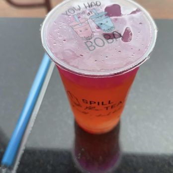 Spill The Tea - a drink in a plastic cup - Bubble Tea Near Me - Alexandria, Virginia Spill The Tea - a drink in a plastic cup - Bubble Tea Near Me - Alexandria, Virginia
