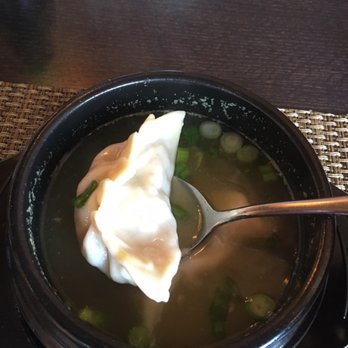 Fuchai - Veggie dumpling soup - Korean Near Me - Miami, Florida