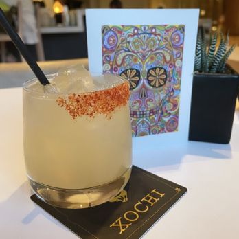 Xochi - The most perfect mezcal margarita - Mexican Near Me - Houston, Texas