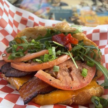 The Deli Llama - Bacon N Cheddar Croissant - Sandwiches Near Me - Mount Dora, Florida