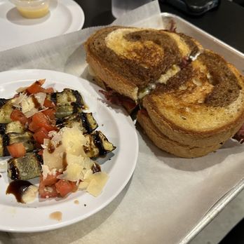 The Washington Brewing - Reuben and grilled zucchini - Brewpubs Near Me - Washington, Pennsylvania