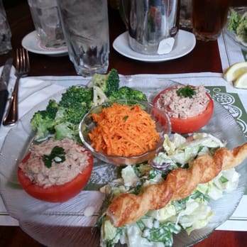 Andre’s Confiserie Suisse - Tuna salad cold plate with their famous carrot salad. - Bakeries Near Me - Kansas City, Missouri Andre’s Confiserie Suisse - Tuna salad cold plate with their famous carrot salad. - Bakeries Near Me - Kansas City, Missouri