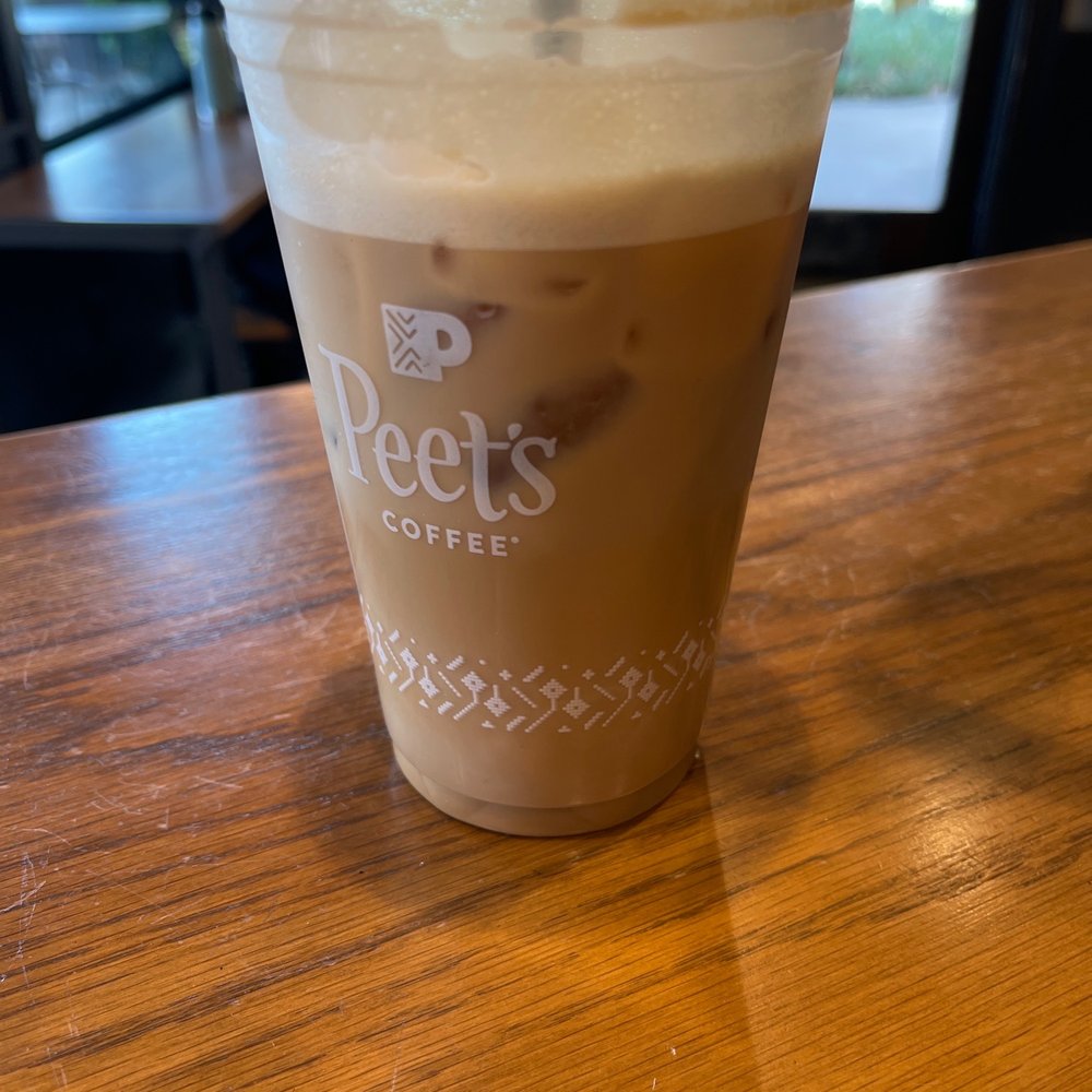 Peet's Coffee - Hazelnut oatmilk iced latte - Coffee & Tea Near Me - El Segundo, California Peet's Coffee - Hazelnut oatmilk iced latte - Coffee & Tea Near Me - El Segundo, California