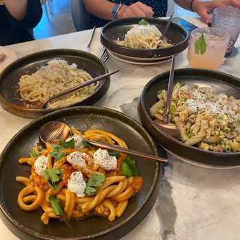 Mad Nice - BUCATINI CACIO E PEPE (back dishes) - Italian Near Me - Detroit, Michigan Mad Nice - BUCATINI CACIO E PEPE (back dishes) - Italian Near Me - Detroit, Michigan