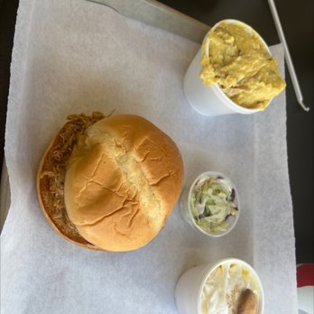 Rustic Pig BBQ - Chicken sandwich, potato salad, cole slaw and banana pudding. - Barbeque Near Me - Fruitland, Idaho Rustic Pig BBQ - Chicken sandwich, potato salad, cole slaw and banana pudding. - Barbeque Near Me - Fruitland, Idaho