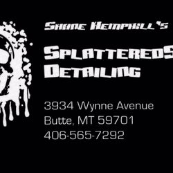 Splattered Skull Detailing