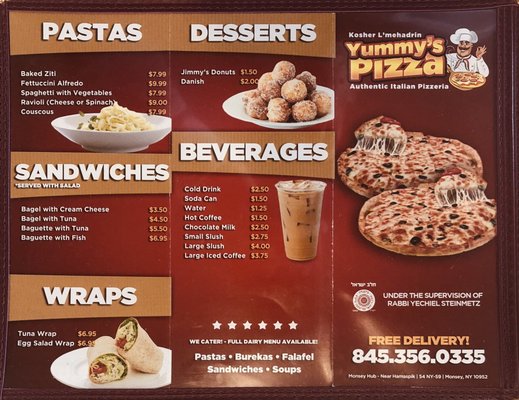 Menu photo 2 Yummy's Pizza Monsey, NY
