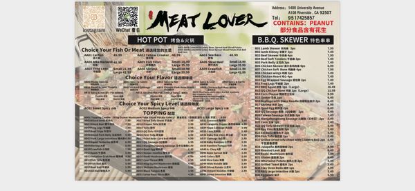 Menu photo 6 Meat Lover Riverside, CA Menu photo 6 Meat Lover Riverside, CA