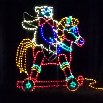 Winter Lights Festival - Teddy Bear on a Toy Horse 12.14.19 - Festivals Near Me - Gaithersburg, Maryland
