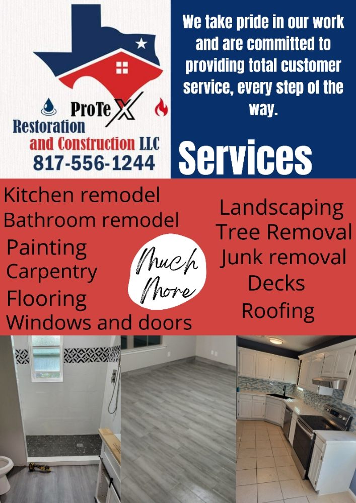 Slide of ProTex restoration and construction