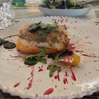 Michael Mina - Salmon dish - New American Near Me - Las Vegas, Nevada Michael Mina - Salmon dish - New American Near Me - Las Vegas, Nevada