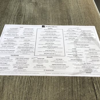 matchbox - Menu pt 2 - New American Near Me - Sunrise, Florida matchbox - Menu pt 2 - New American Near Me - Sunrise, Florida