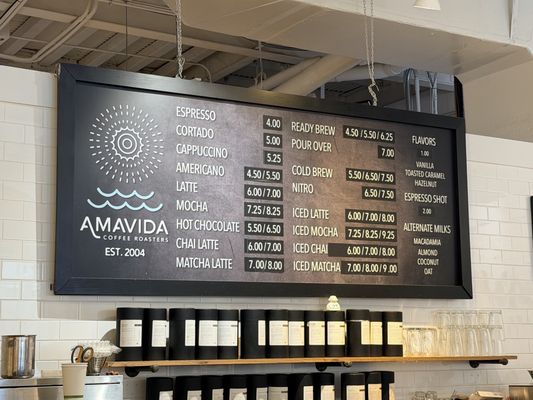 Menu photo 1 Amavida Coffee Roasters Rosemary Beach, FL