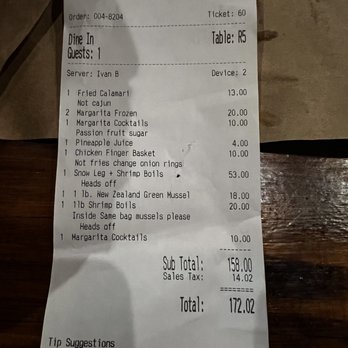 Oceanic Boil - Receipt - Cajun/Creole Near Me - Rego Park, New York Oceanic Boil - Receipt - Cajun/Creole Near Me - Rego Park, New York