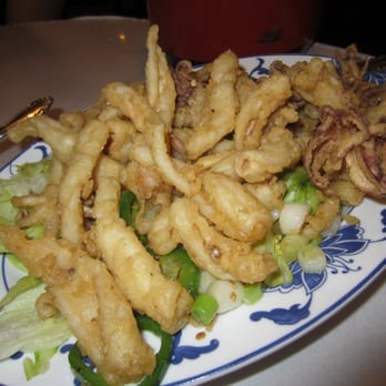 Canton Cooks - Pan-fried spicy salted squid (a.k.a. salt and pepper squid). - Cantonese Near Me - Atlanta, Georgia Canton Cooks - Pan-fried spicy salted squid (a.k.a. salt and pepper squid). - Cantonese Near Me - Atlanta, Georgia