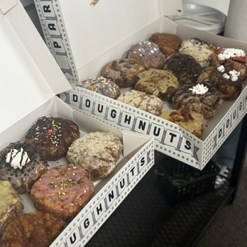 Parlor Doughnuts - Dozen and a half of pure happiness! - Donuts Near Me - Rolling Meadows, Illinois Parlor Doughnuts - Dozen and a half of pure happiness! - Donuts Near Me - Rolling Meadows, Illinois