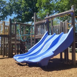 Community Playground At Hanover Brickyards - Slides and Rope Wall