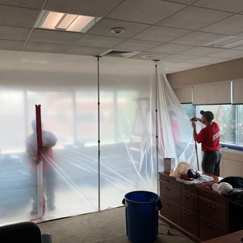 Adams Emergency One - Setting up containment on a commercial job! - Damage Restoration Near Me - East Providence, Rhode Island Adams Emergency One - Setting up containment on a commercial job! - Damage Restoration Near Me - East Providence, Rhode Island