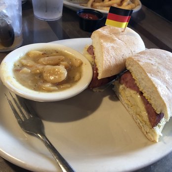 The Auslander - Opa's Sausage Sandwich** - German Near Me - Fredericksburg, Texas
