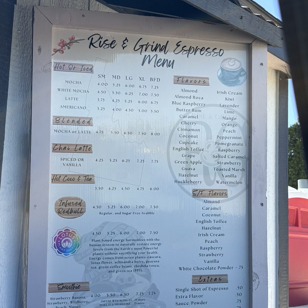 Rise and Grind Espresso - Menu - Food Trucks Near Me Rise and Grind Espresso - Menu - Food Trucks Near Me