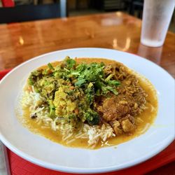 Bridges Nepali Cuisine - Covington - Rice Meat Bowl
