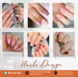 Nails Design - Check our list of services and pricing, and schedule an appointment!
We welcome appointments and walk-ins.
 Call us at (808) 622 6111