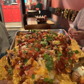 Smoke Daddy - Pulled Meat Nachos - Barbeque Near Me - Chicago, Illinois Smoke Daddy - Pulled Meat Nachos - Barbeque Near Me - Chicago, Illinois
