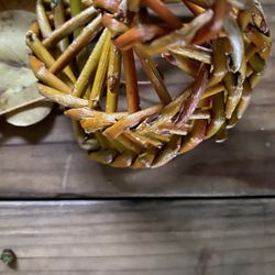 Land Alliance Folk School & Retreat Center - Crafting with fresh willow.