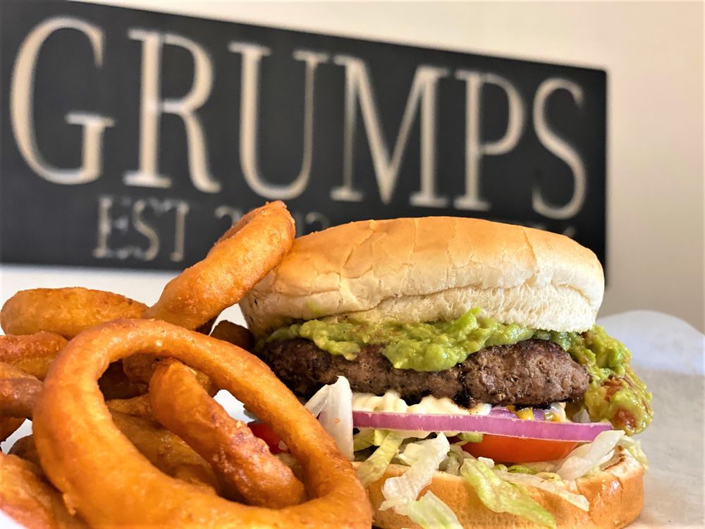 Grumps Burgers - Glen Rose Logo