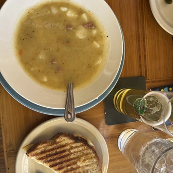 The Cask Cafe - Soup of the day with  1/2 cheese panini. - Cafes Near Me - Richmond, Virginia