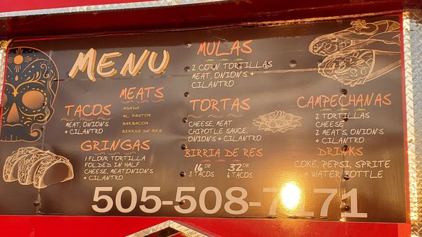 Menu photo 3 La Catrina Albuquerque, NM