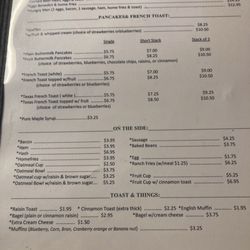 The Longbranch Restaurant - Page one of the menu