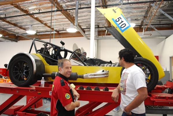 Photo of Dietsch Motorsports - Livermore, CA, US. Rob (left) with a happy customer at the Open House