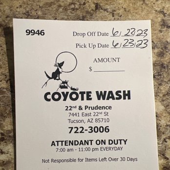 Coyote Wash - Laundry Services Near Me - Tucson, Arizona