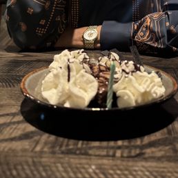 Birthday dessert