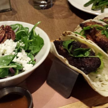 CRAFT Beer Market Edmonton - Fish tacos with spinach salad - Canadian (New) Near Me - Edmonton, Alberta CRAFT Beer Market Edmonton - Fish tacos with spinach salad - Canadian (New) Near Me - Edmonton, Alberta