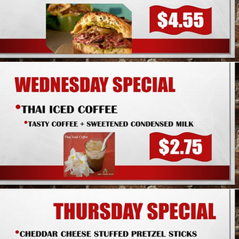 Coaches Corner Cafe - the menu for the specials - Coffee & Tea Near Me - Houghton, Michigan