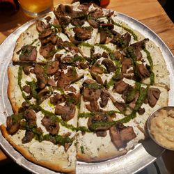 City Winery St. Louis - Fun-guy Flatbread (+ side of garlic aioli)