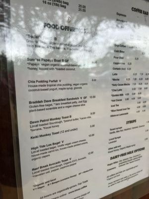 Menu photo 2 Imua Coffee Roasters Kapaa, HI