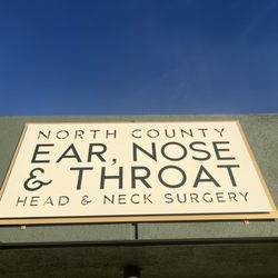 North County Ear, Nose, & Throat, Head & Neck Surgery - Our Sign at North County Ear Nose & Throat, Head & Neck Surgery in Vista, CA.