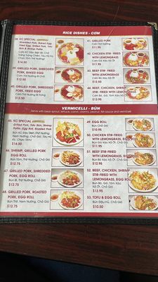 Menu photo 5 Pho KC Wichita, KS Menu photo 5 Pho KC Wichita, KS
