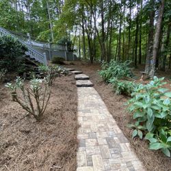 Donaldson Lawn Care - Hardscape path on our North Georgia home
