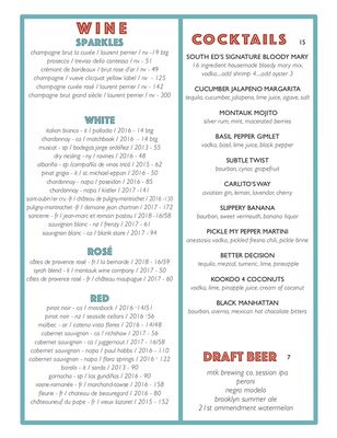 Menu photo 6 South Edison Montauk, NY Menu photo 6 South Edison Montauk, NY
