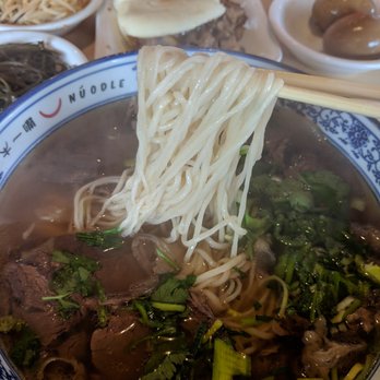 Nuodle - Original beef noodle soup with the "thin" noodles. 清汤牛肉面（一细） - Chinese Near Me - Bellevue, Washington