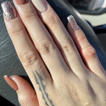 Zendo Nail Spa - Definitely not coffin shaped and my ring finger nail is crooked - Nail Salons Near Me - Costa Mesa, California Zendo Nail Spa - Definitely not coffin shaped and my ring finger nail is crooked - Nail Salons Near Me - Costa Mesa, California