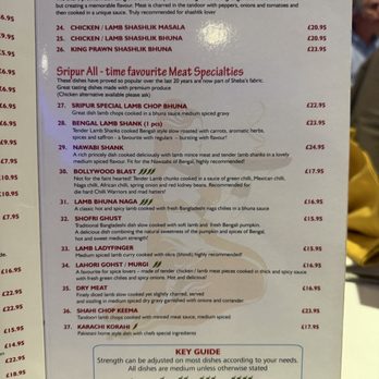 Sripur - Menu - Indian Near Me - London, XGL