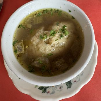 Jack Pandl's Whitefish Bay - Today's soup with a matzoh ball type of soup. It was so good all three of us devoured this! - American Near Me - Milwaukee, Wisconsin Jack Pandl's Whitefish Bay - Today's soup with a matzoh ball type of soup. It was so good all three of us devoured this! - American Near Me - Milwaukee, Wisconsin