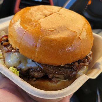 Kowbell Burger - Fire in the mountain - Burgers Near Me - Katy, Texas Kowbell Burger - Fire in the mountain - Burgers Near Me - Katy, Texas