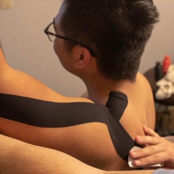 SCIO Sports Chiropractic + Performance - Kinesiotape can commonly be found on our active population. - Chiropractors Near Me - San Diego, California SCIO Sports Chiropractic + Performance - Kinesiotape can commonly be found on our active population. - Chiropractors Near Me - San Diego, California